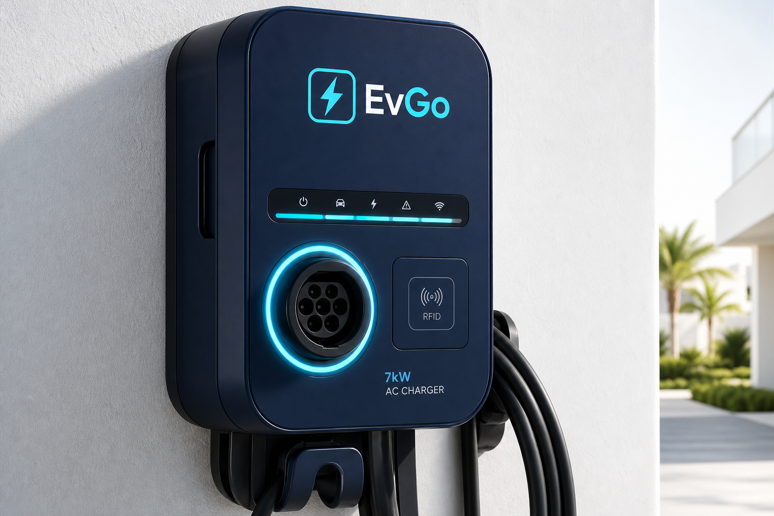 EvGo AC Pro 7kW detail view